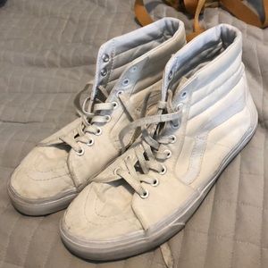 White Vans Sk8-hi